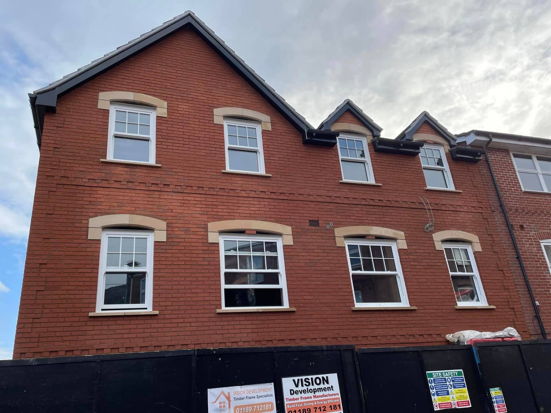 new build house under construction